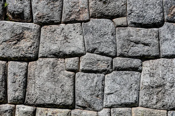 Inca Stone Walls Sacsayhuaman Archaeological Site Cusco Cuzco Peru — Stock Photo, Image