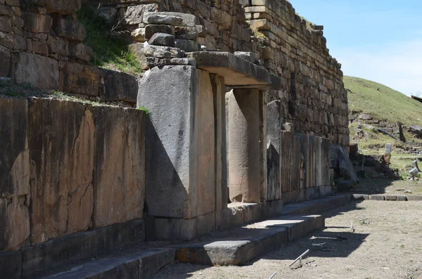 Complexo Templo Chavin Huantar Província Ancash Peru — Fotografia de Stock