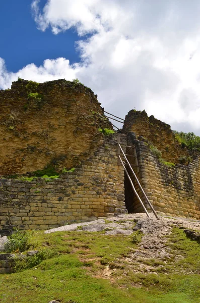 Kuelap Archeological Site Pre Inca Fortress Chachapoyas Amazonas Peru — Stock Photo, Image