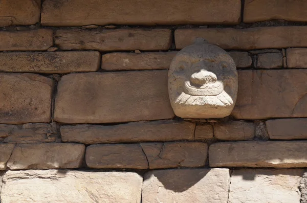 Tenon Head Chavin Huantar Província Ancash Peru — Fotografia de Stock