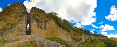 Kuelap arkeolojik sit ve öncesi Inca Kalesi, Tarapoto, Amazonas, Peru