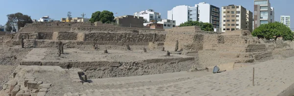 Sito Pre Inca Huaca Pucllana Miraflores Lima Perù — Foto Stock