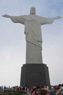 İsa'nın kurtarıcı heykel, Corcovado dağ, Rio de Janeiro, Brezilya