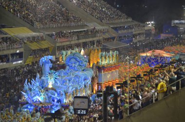 Sambadrome'un, Rio de Janeiro, Brezilya, Rio karnaval sanatçılar