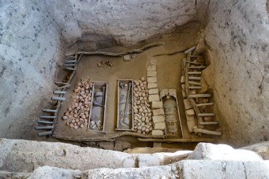 Huaca Rajada, Sipan efendisi kral mezarları. Chiclayo, Pe