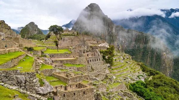 La ciudad perdida de Machu Picchu. Cuzco, Perú — Foto de Stock