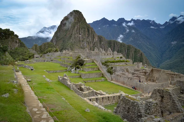 La ciudad inca perdida de Machu Picchu, Cuzco, Perú — Foto de Stock