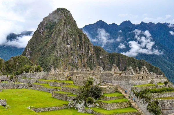 La ciudad inca perdida de Machu Picchu, Cuzco, Perú — Foto de Stock