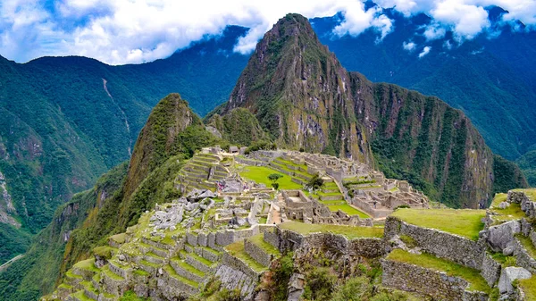 A cidade inca perdida de Machu Picchu, Cuzco, Peru — Fotografia de Stock
