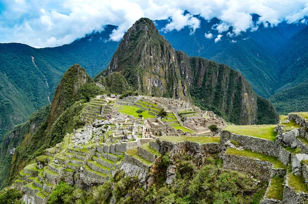 A cidade inca perdida de Machu Picchu, Cuzco, Peru — Fotografia de Stock