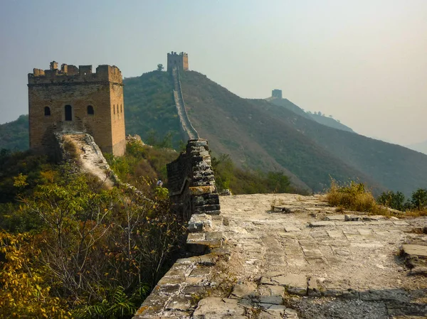 A Grande Muralha da China em Jinshanling, Pequim — Fotografia de Stock