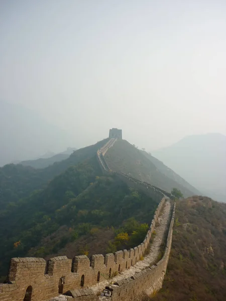 A Grande Muralha da China em Jinshanling, Pequim — Fotografia de Stock