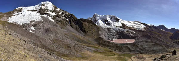 Vistas panorámicas de la Cordillera Vilcanota. Cusco, Perú — Foto de Stock