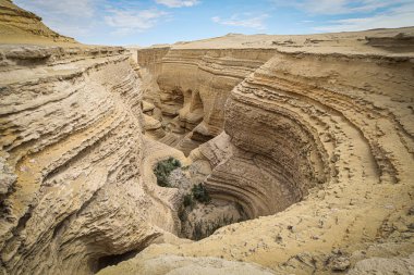 Perdidos Kanyonu, Nazca, Peru 'ya bakıyorum.