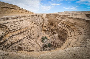 Perdidos Kanyonu, Nazca, Peru 'ya bakıyorum.
