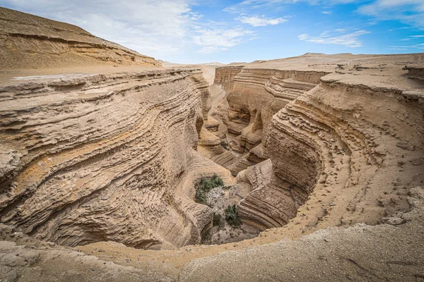 Perdidos Kanyonu, Nazca, Peru 'ya bakıyorum.