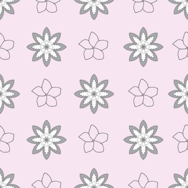 Plumeria Döşemesi - Çiçekler Çiçeklerde pürüzsüz tekrarlama deseni