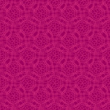 Lace Field-Flowers in Bloom pürüzsüz tekrarlama şablonu Pembe ve kestane rengi