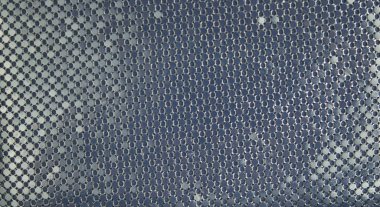 mavi kare metal desen