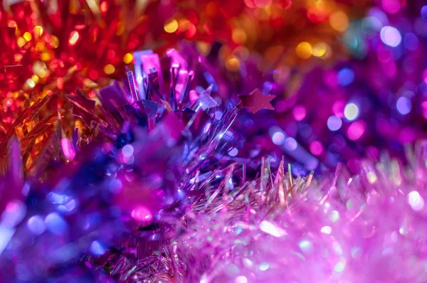 Pestrobarevný Tinkel Prdeli Nový Rok — Stock fotografie