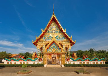 Tayland, Phuket - 1 Mart 2017 Wat Kaeo Manee Si Mahathat. Phang Nga Eyaleti. 