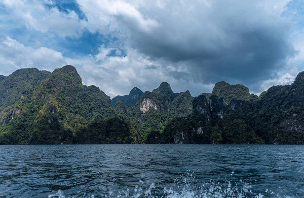 Khao Sok National Park and Cheo Lan Lake. Thailand. Mountains and lake.