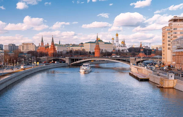 Moskou Rusland Maart 2017 Klassiek Uitzicht Het Moskou Kremlin Uitzicht — Stockfoto