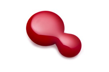 parlak kırmızı oje sızıntısı 