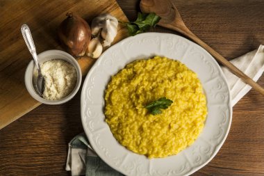 delicius İtalyan risotto pirinç safran ile 