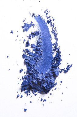 izole mavi göz farı ezilmiş kozmetik