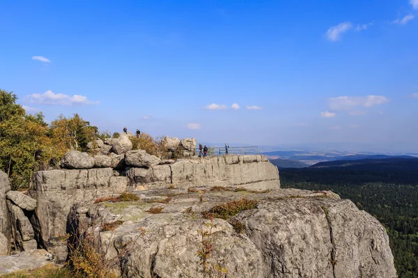 Szczeliniec dağlar Stolowe, Kotlina Klodzka Polonya