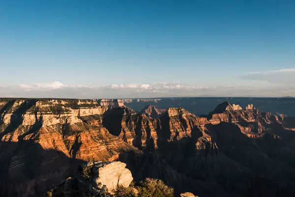 Paisagem Grand Canyon Com Céu Azul Arizona Eua — Fotografia de Stock
