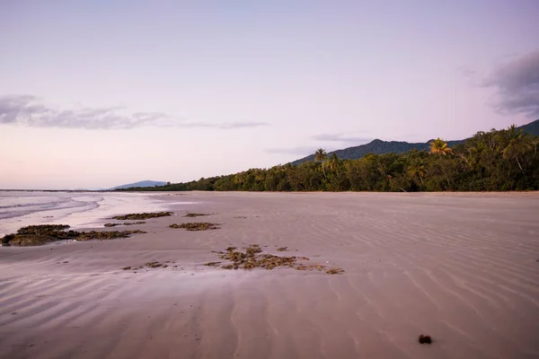 Bella Alba Arancione Sull Oceano Nell Estremo Nord Del Queensland — Foto Stock