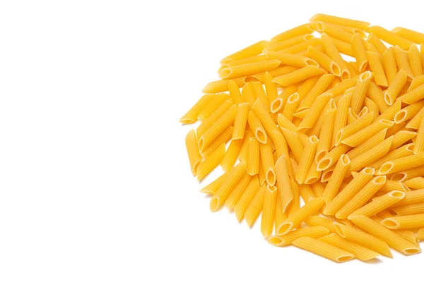 Pasta Auf Weißem Hintergrund — Stockfoto