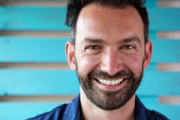 Handsome mature man smiling — Stock Photo, Image