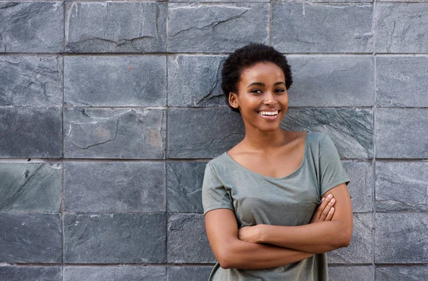 Smilling african woman — Stock Photo, Image