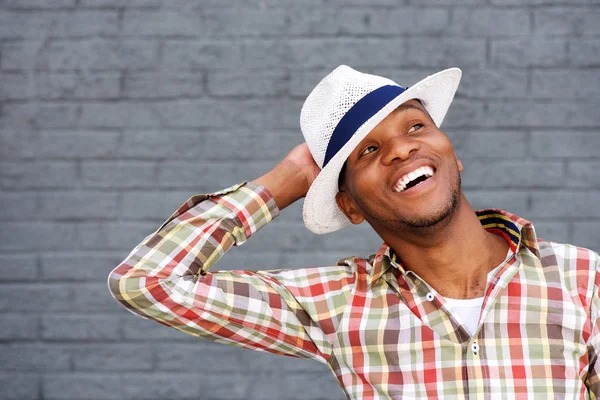 Laughing young african guy — Stock Photo, Image