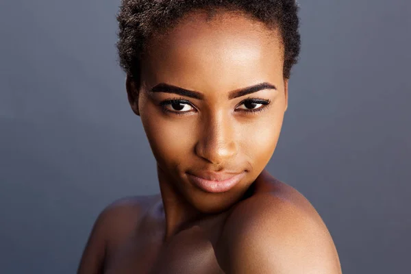 Sensual young african woman — Stock Photo, Image