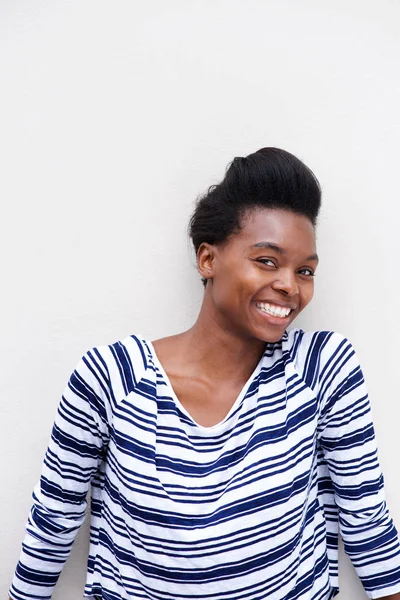 Mujer africana sonriente — Foto de Stock