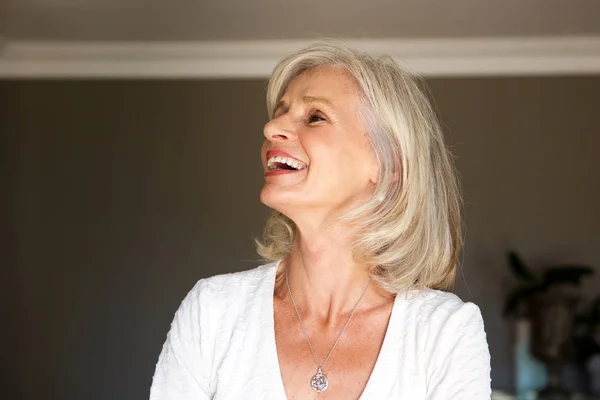 Laughing older woman — Stock Photo, Image