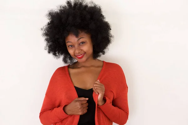 Modische schwarze Frau — Stockfoto