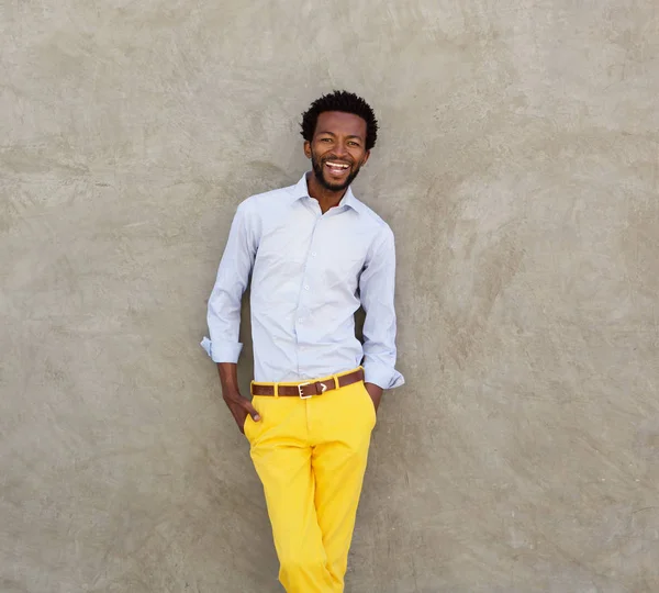 African american man smiling — Stock Photo, Image