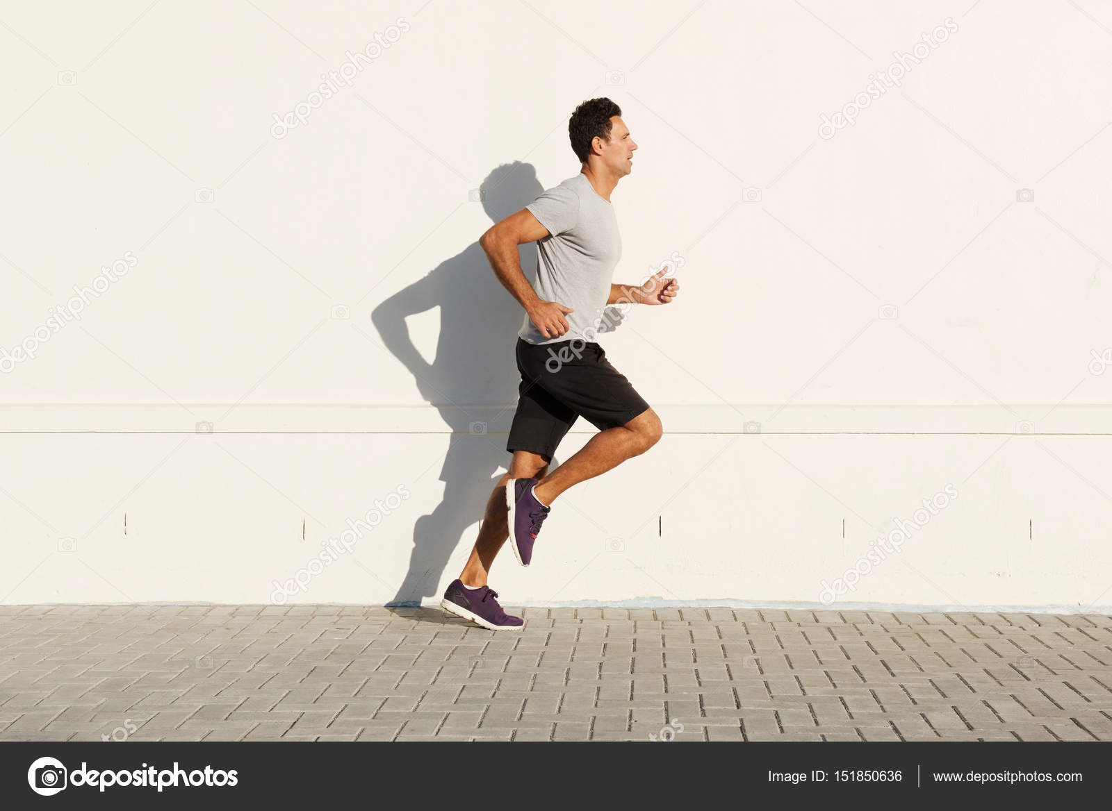 man running