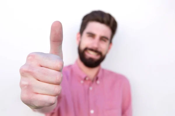 Leende positiva mannen — Stockfoto