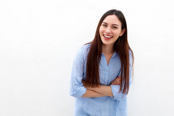 Woman with long hair — Stock Photo, Image