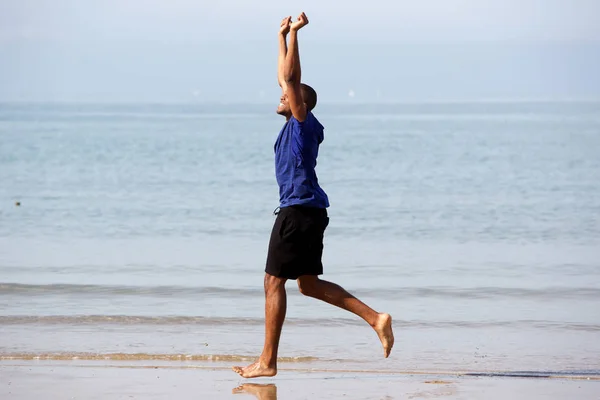 Overjoyed black man — Stock Photo, Image