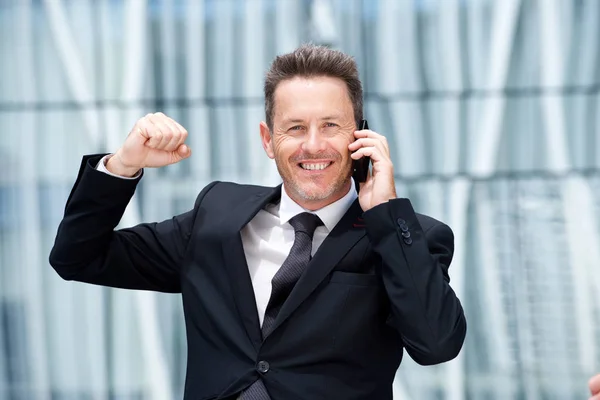 Happy business man — Stock Photo, Image