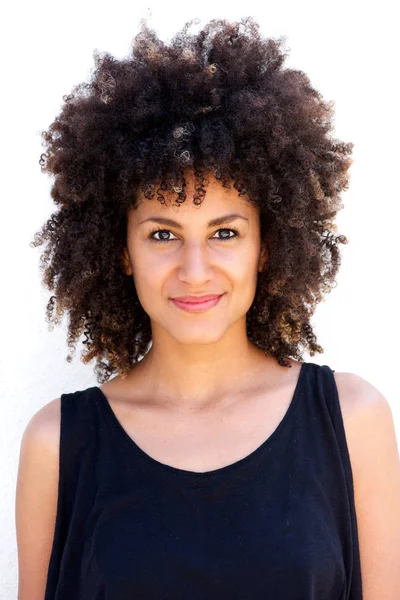 Smiling woman standing — Stock Photo, Image