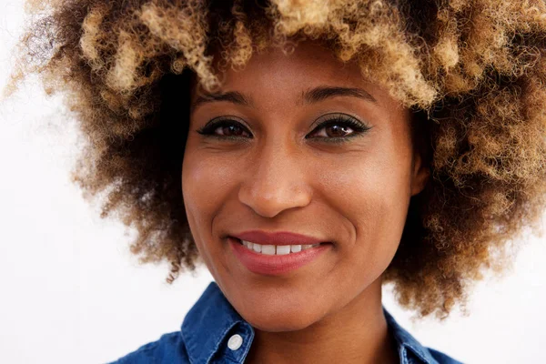 美しい若い黒人女性 — ストック写真