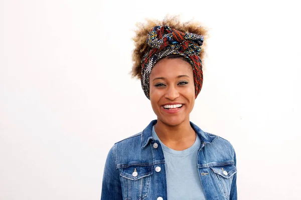 Sonriente mujer negra —  Fotos de Stock